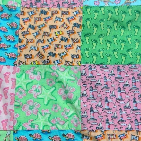 Vineyard Vines Patchwork Nautical Beach Themed Skirt - Picture 3 of 9